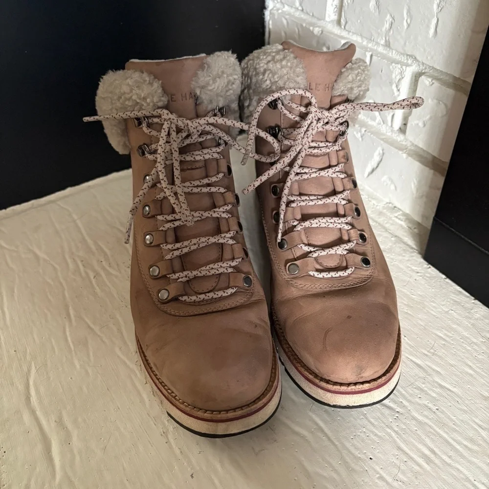 Cole Haan Tan Winter Boots